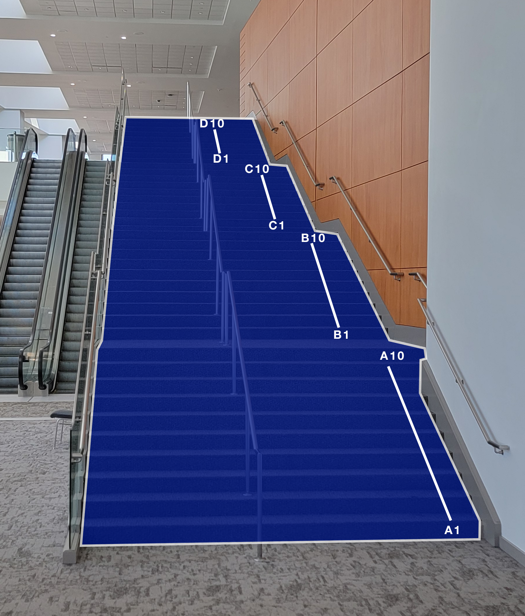 Georgia International Gallery Stairs